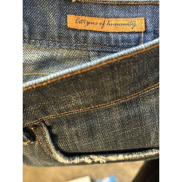 Citizens of Humanity Jeans Womens 28 Blue Kelly 001 Low Bootcut Stretch Denim - Picture 6 of 6